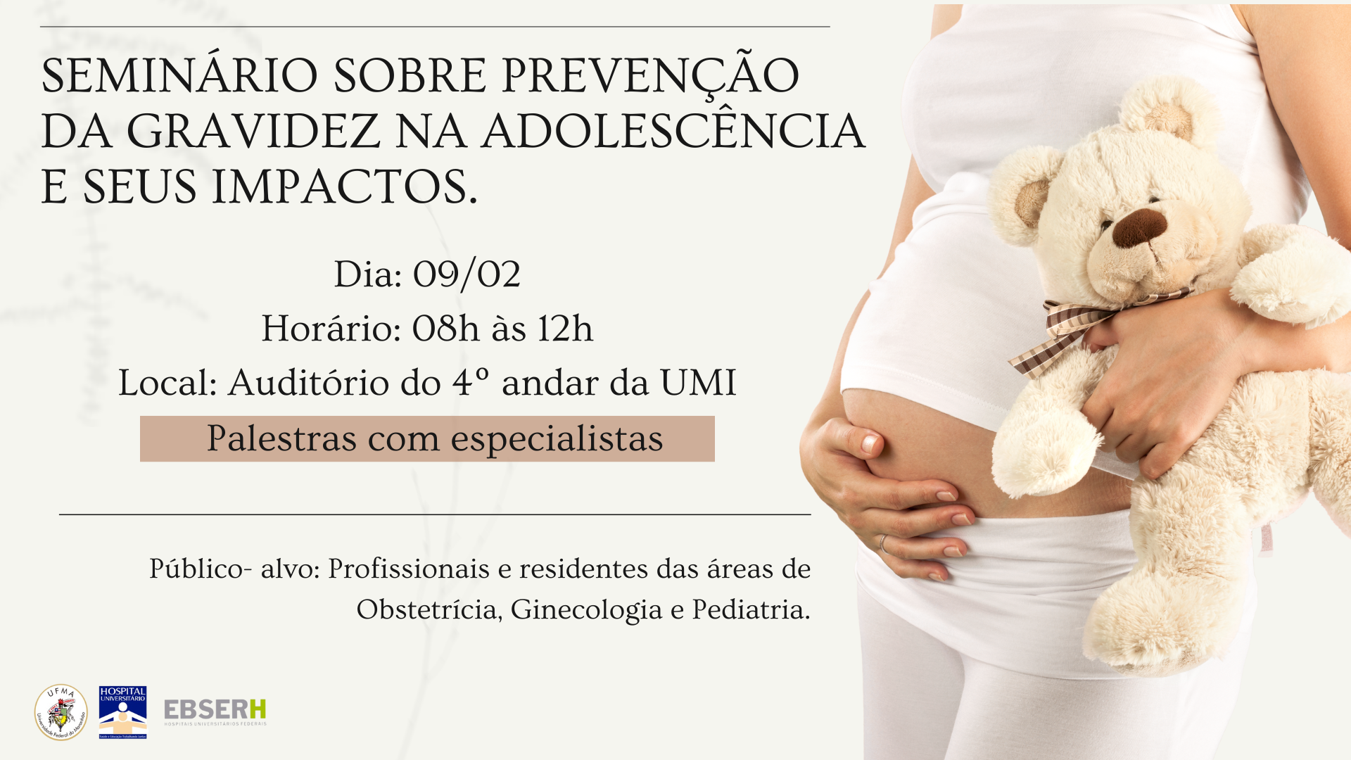  Seminário sobre Prevenção da Gravidez na Adolescência e seus Impactos 